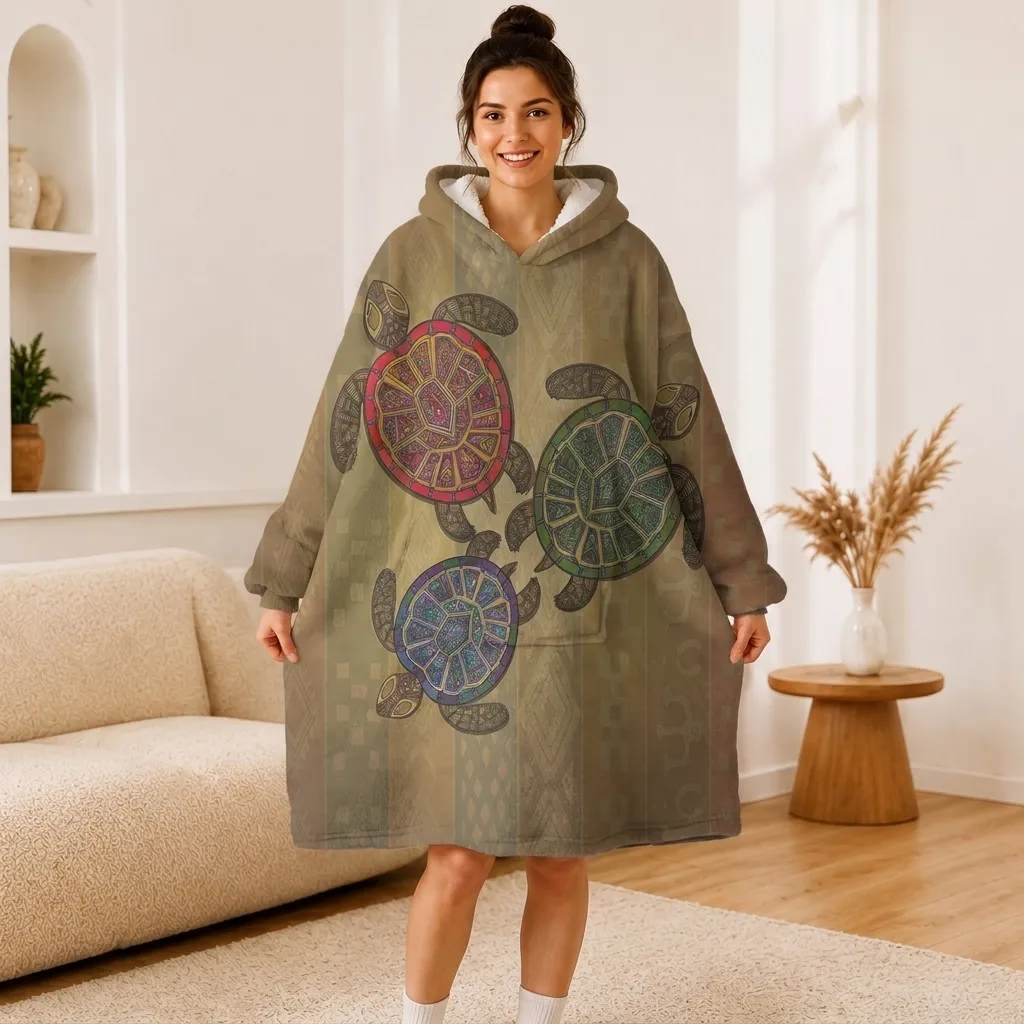 Colorful Sea Turtle Hoodie
