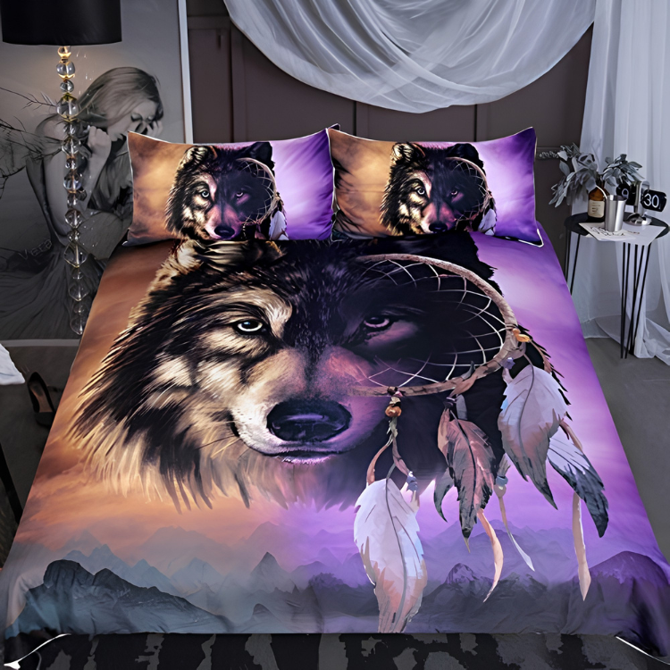 Wolf Dreamcatcher Bedding Set