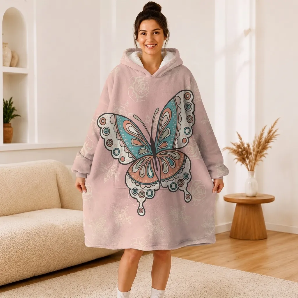 Butterfly Rose Hoodie