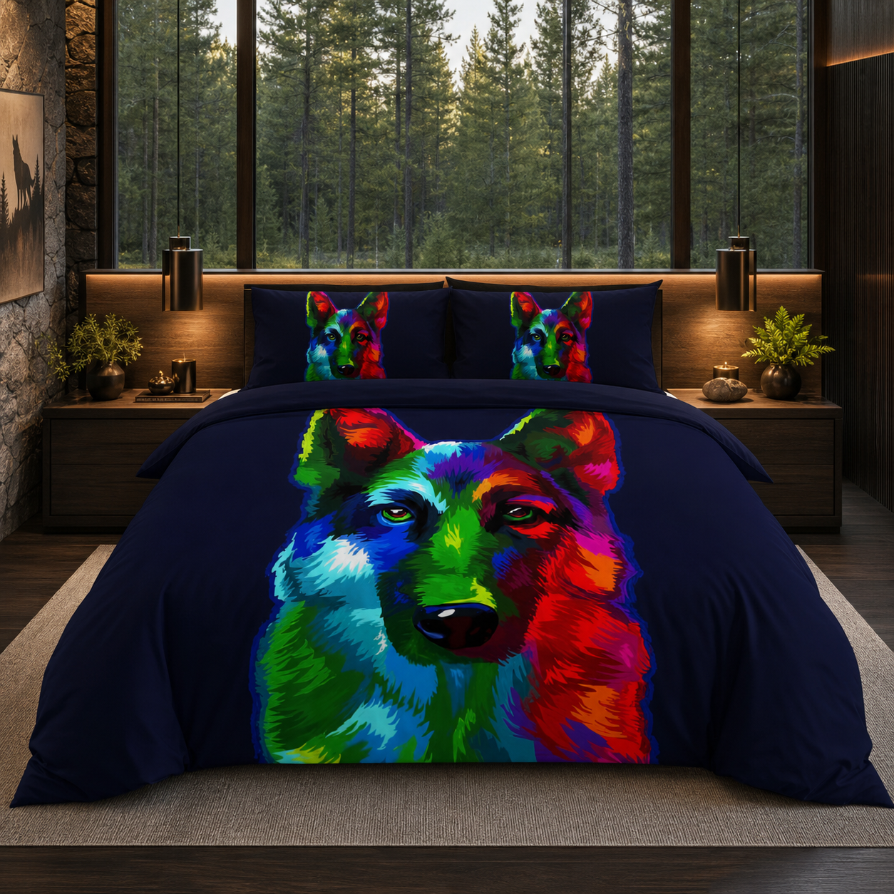 Colorful Shepherd Bedding Set