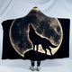 Midnight Wolf Hooded Blanket