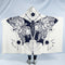 Celestial Moth Hooded Blanket