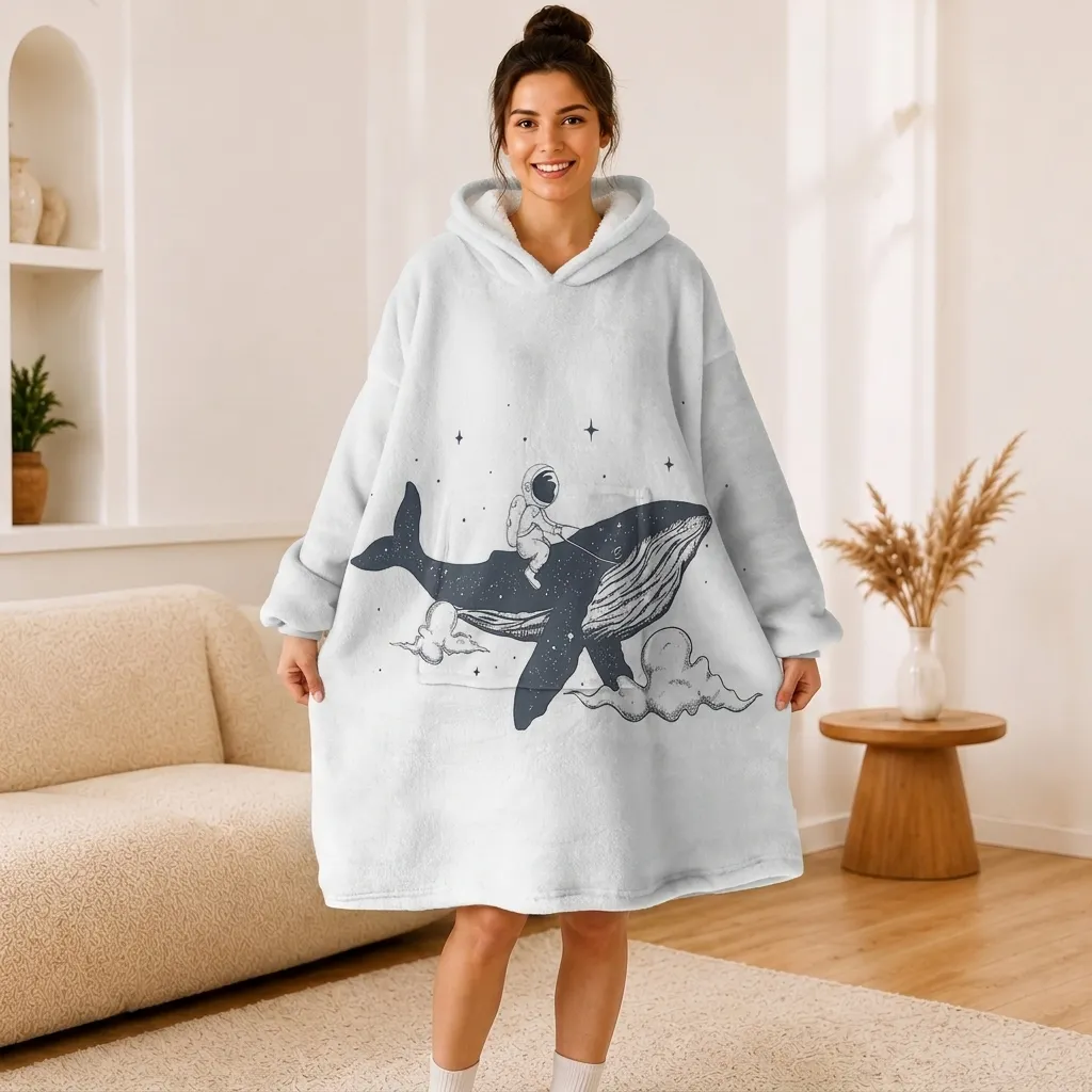Whale Stars Hoodie