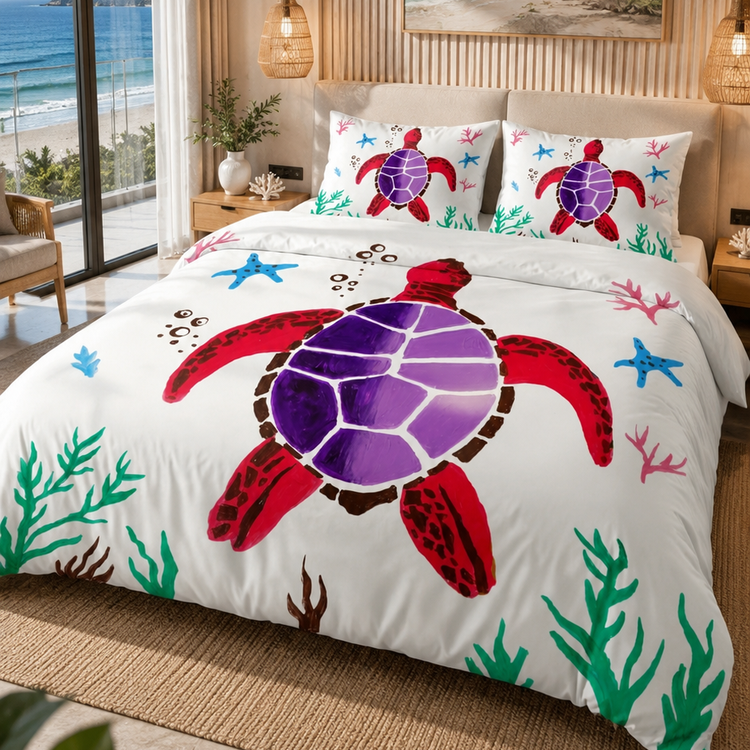 Red Sea Turtle Bedding Set